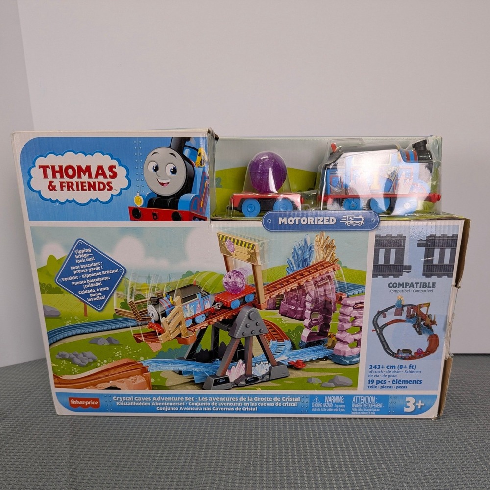 Thomas & Friends Crystal Caves Adventure Set Motorized Thomas Train Track Set